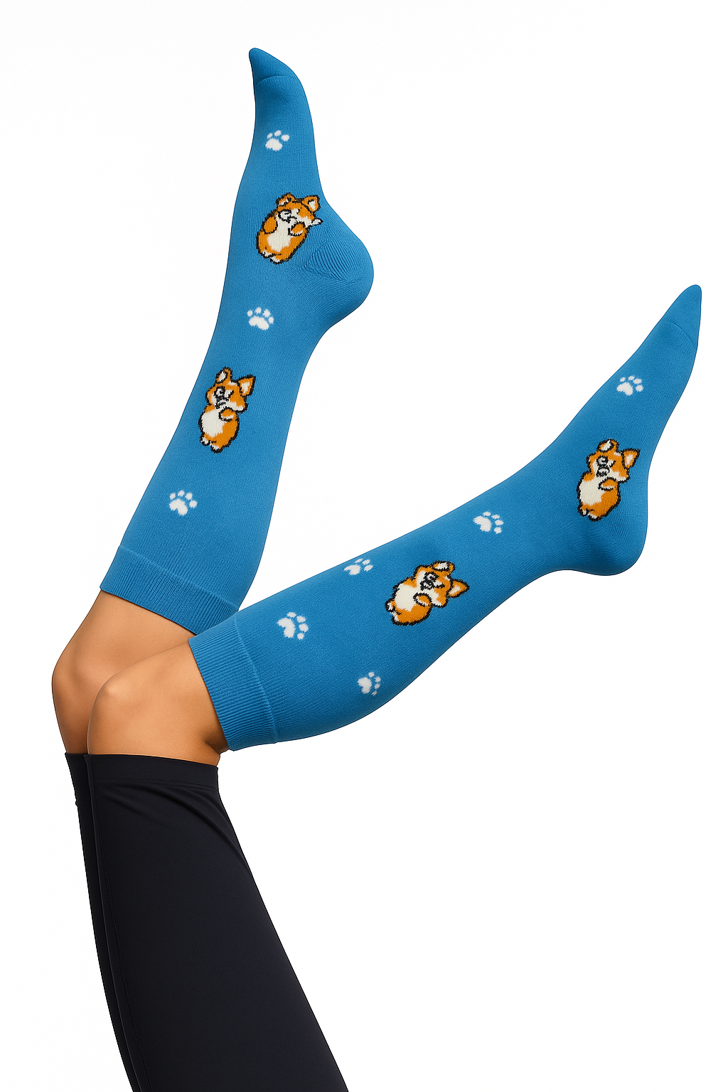 Comfy Corgi Edition- Compression Socks