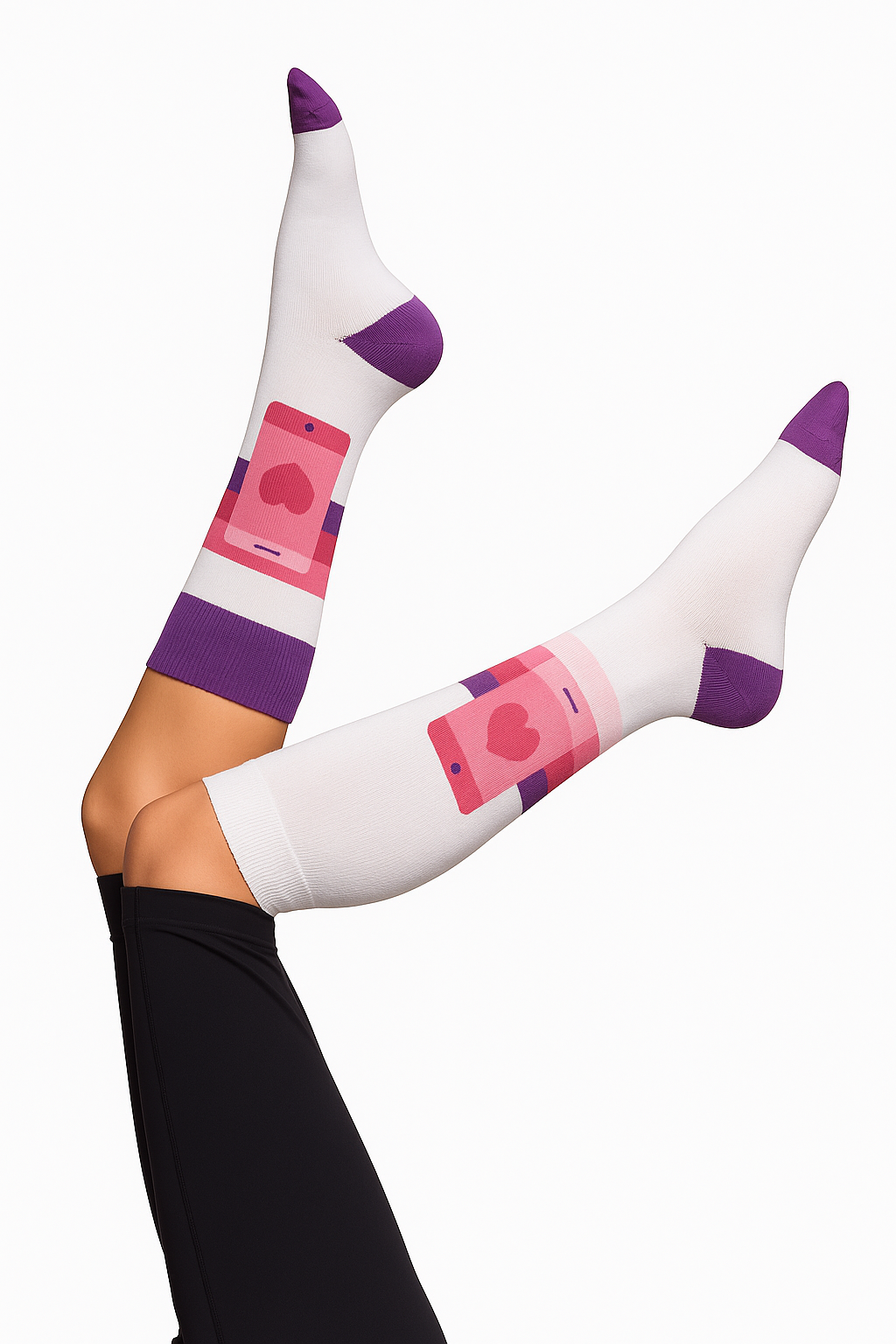Comfy Heart Call- Compression Socks