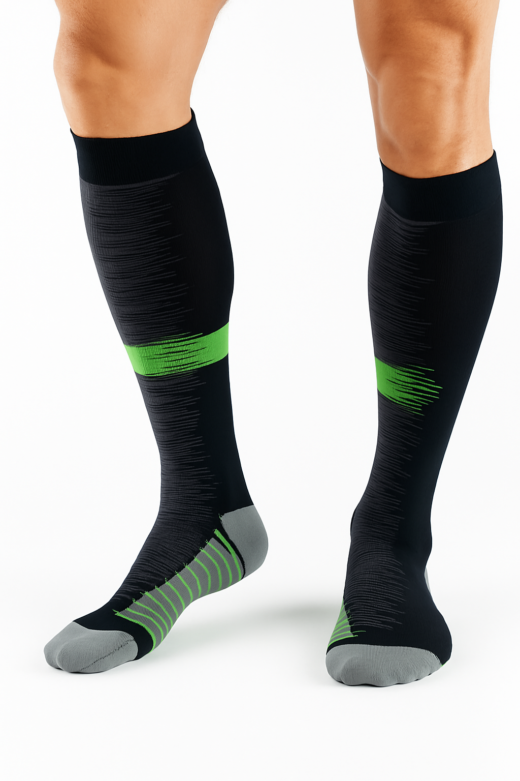 Comfy Stridex Neon- Men's Compression Socks