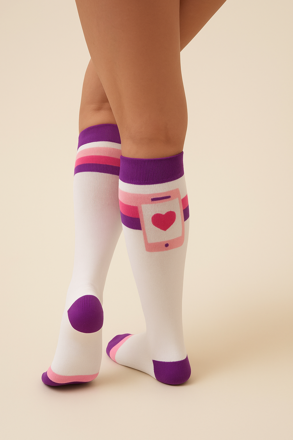 Comfy Heart Call- Compression Socks