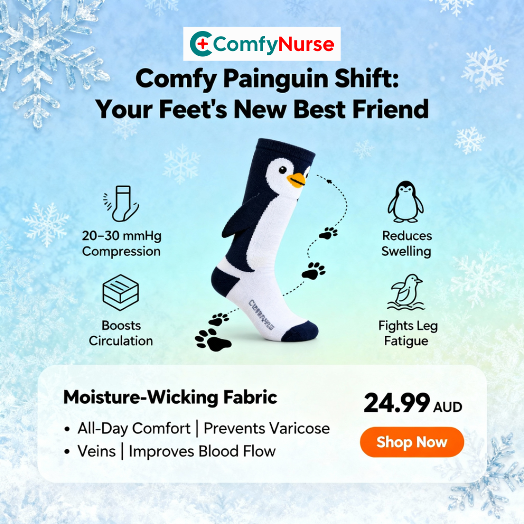 Comfy Painguin Shift - Compression Socks