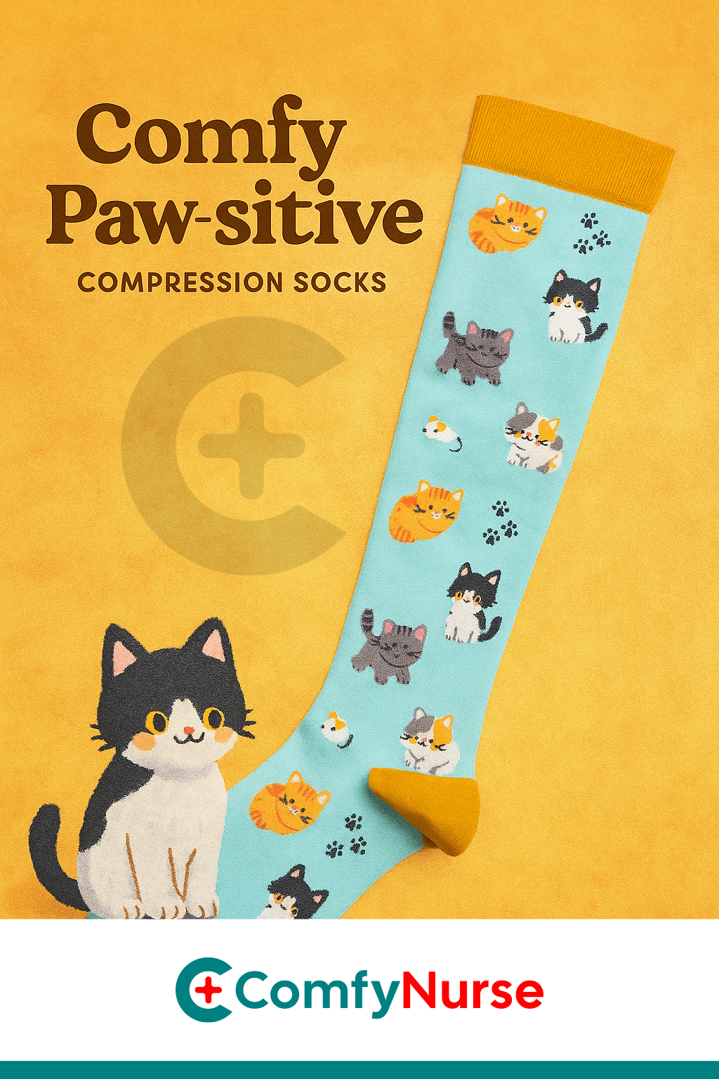 Comfy Paw-sitive - Compression Socks