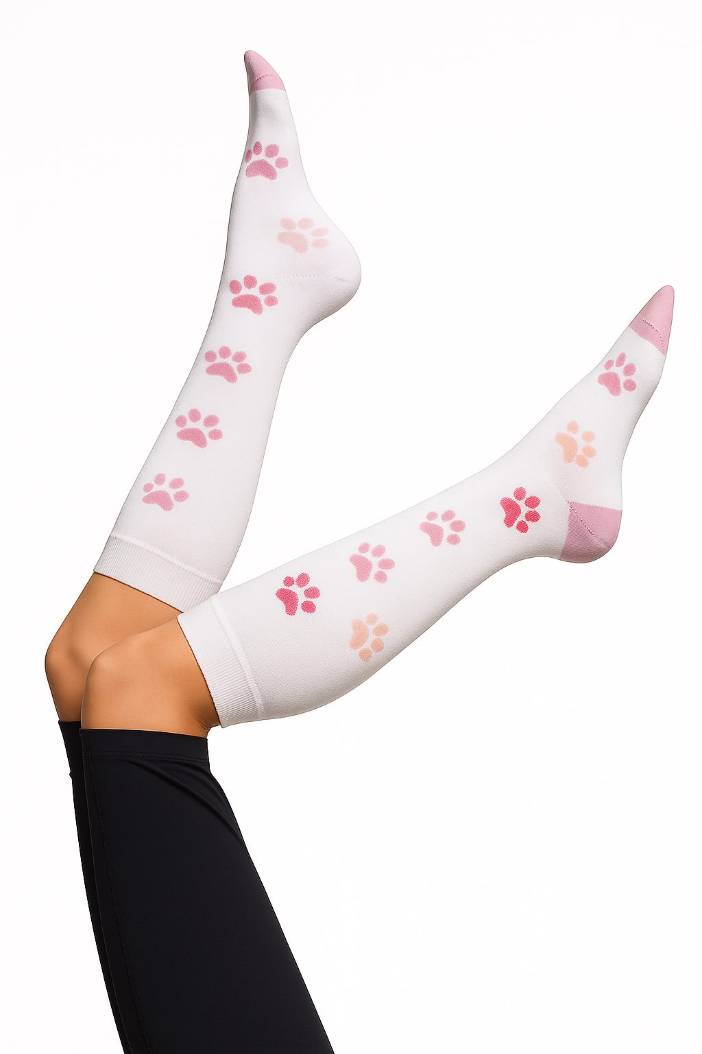 Comfy Paw Prints- Compression Socks