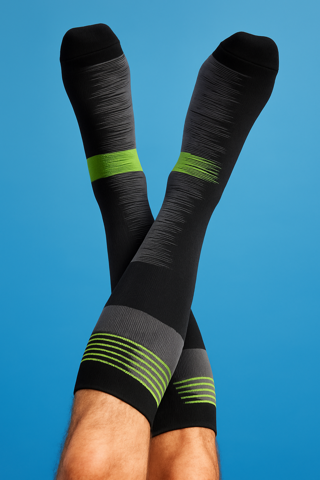 Comfy Stridex Neon- Men's Compression Socks
