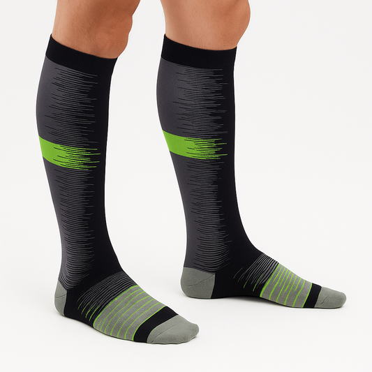 Comfy Stridex Neon- Men's Compression Socks