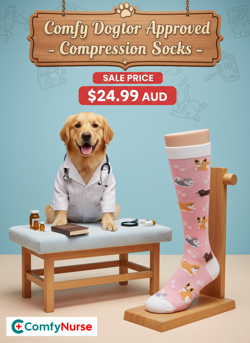Comfy Dogtor Approved - Compression Socks