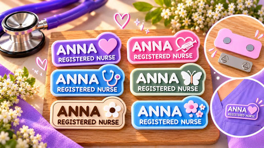 Personalized Magnetic Nurse Name Badge
